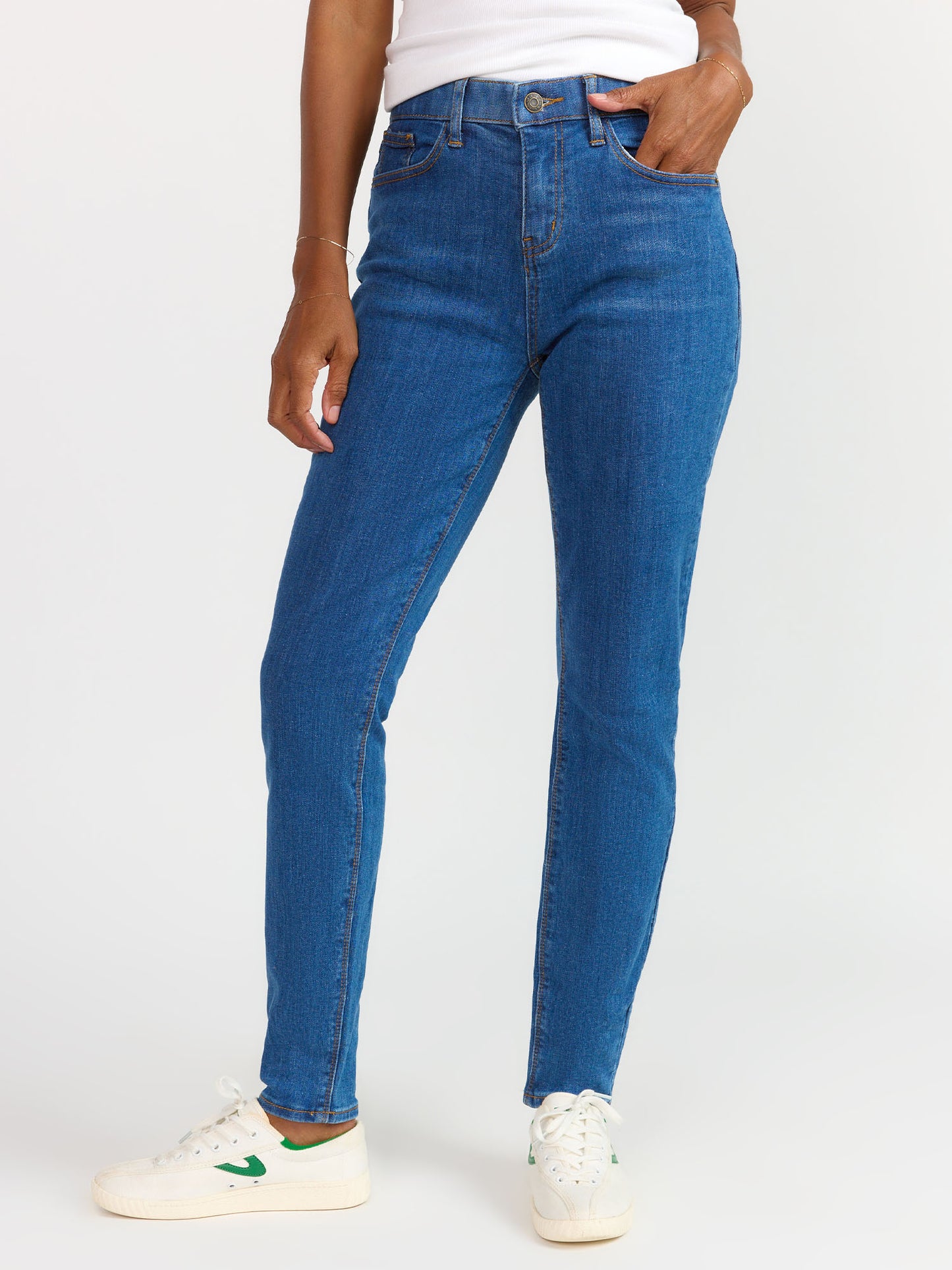 Essential Mid Rise Skinny Jeans