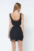 Boucle Mini Skirt